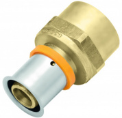 Соединитель латунный с РВ KAN-THERM Press  16 Rp1/2"